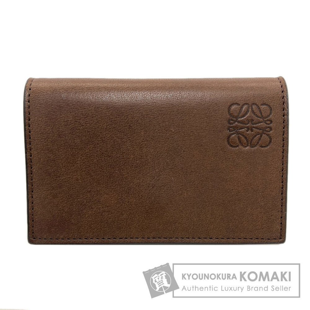 Loewe Anagram Card Case Wallet Calfskin